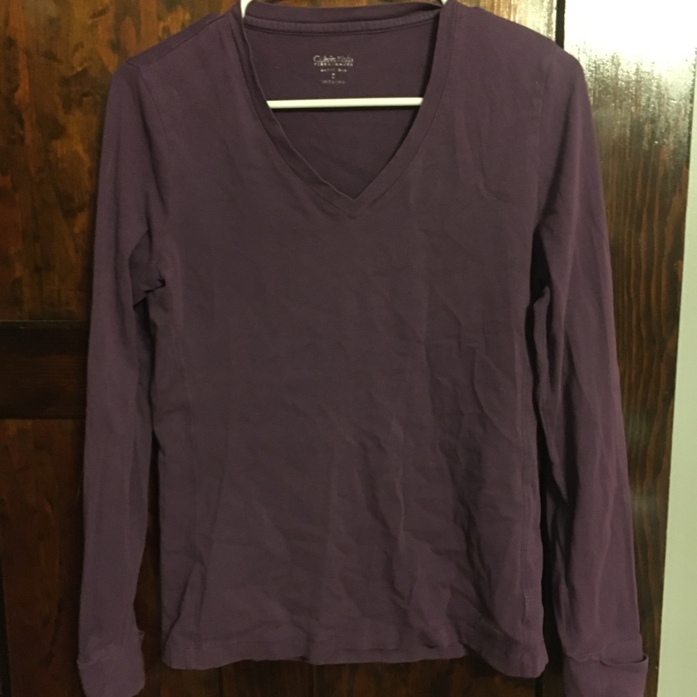 Stretch Purple Longe Sleeve